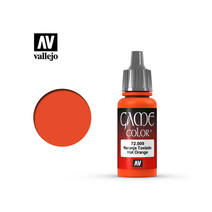Краска акриловая для моделизма Vallejo "Game Color" 72.009 Hot Orange