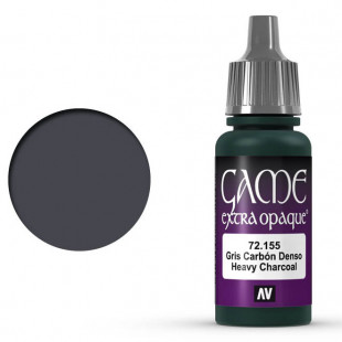 Акрил для моделизма Vallejo "Game Extra Opaque" 72.155 Heavy Charcoal