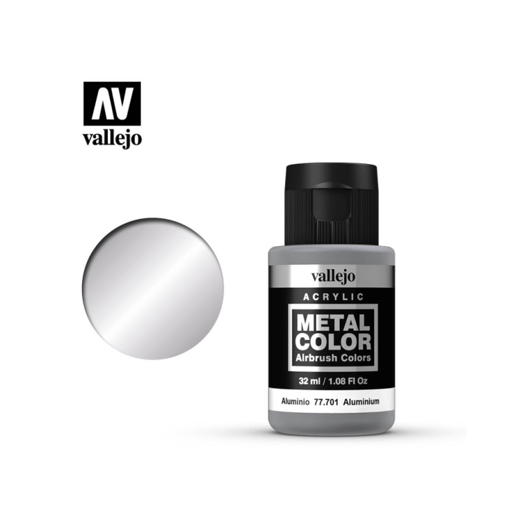Краска для аэрографии "Metal Color" 77.701 Aluminium
