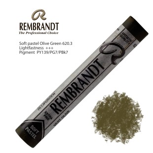 Пастель сухая Rembrandt №620.3 Зеленый оливковый