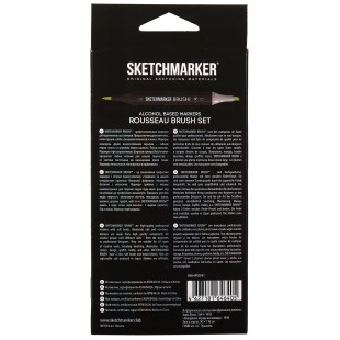 Набор маркеров Sketchmarker Brush "Руссо" 6 штук