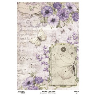 Рисовая карта для декупажа Cadence "Rice paper" 30х42см, RDP966