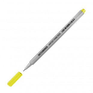 Ручка капиллярная Sketchmarker "Artist fine pen" Fluorescent Yellow (Флуоресцентный желтый)