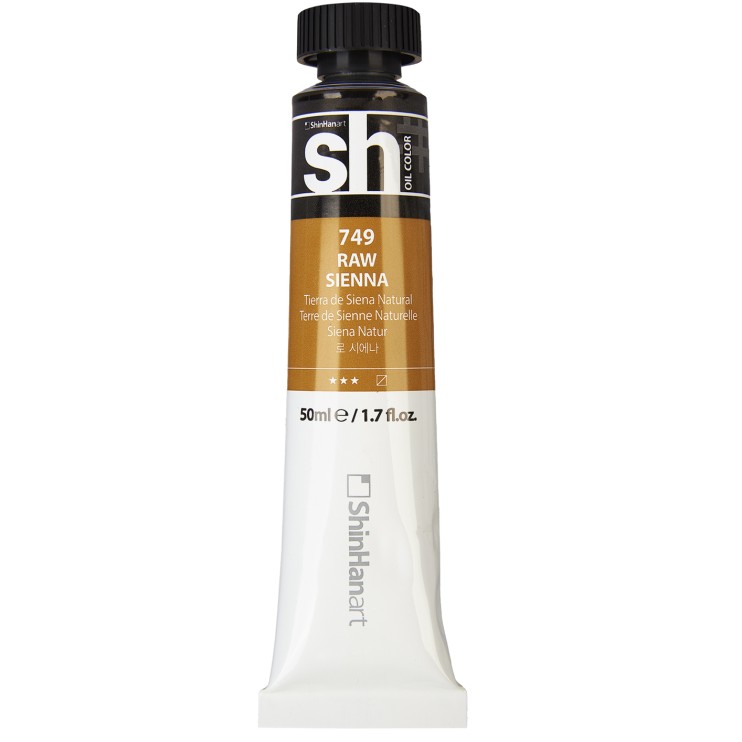Краска масляная ShinHan "Sh" №749 Сиена натуральная, туба 50мл