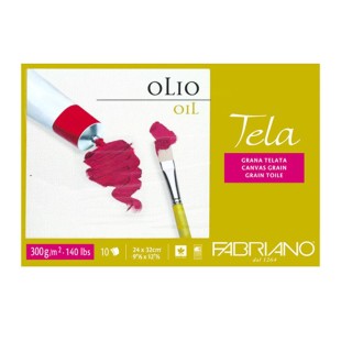 Склейка для масла Fabriano "Tela" 24x32см, 10л, 300гр/м² (68002432)