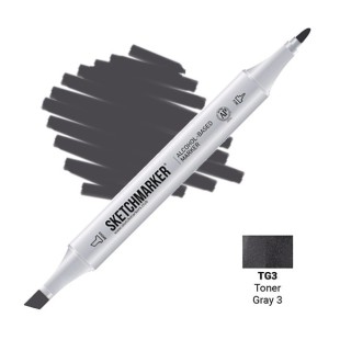 Маркер двусторонний Sketchmarker "Classic" TG3 Тонированный серый 3