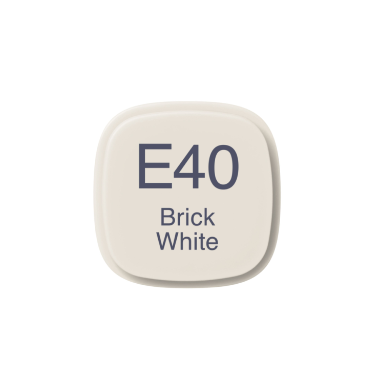 Маркер спиртовой COPIC "Classic" E40 Brick White