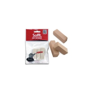 Набор спонжей PanPaste "Art Sponge" Flat (плоских), 3 штуки