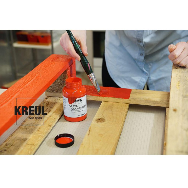 Эмаль глянцевая Kreul "Glanz Lack" 50мл, оранжевая
