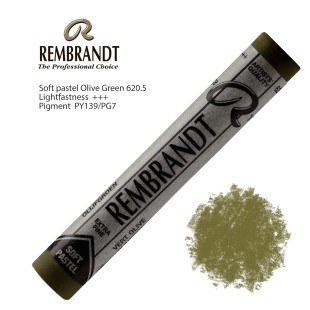 Пастель сухая Rembrandt №620.5 Зеленый оливковый