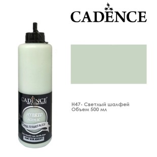 Краска акриловая Cadence "Hybrid" 500мл №H47 светлый шалфей