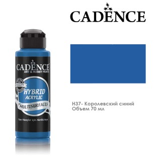 Краска акриловая Cadence "Hybrid" 70мл №H37 королевский синий