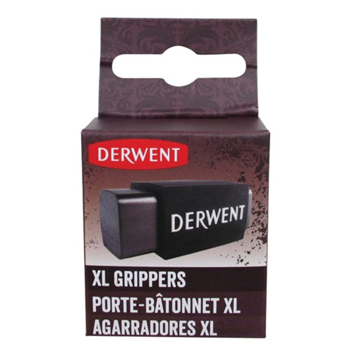 Держатель большой для угля и графита "Derwent" XL /2 шт в блистере (каучук) (2302025)