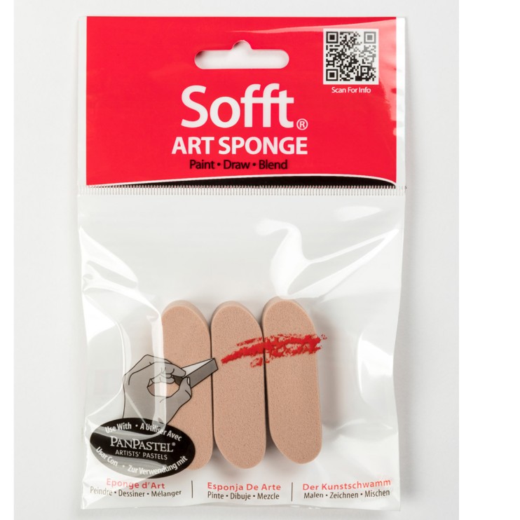 Набор спонжей PanPaste "Art Sponge" Round (круглые), 3 штуки