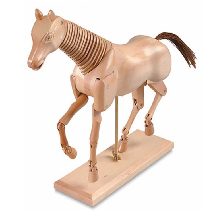 Манекен лошади "K-HЕ-12" деревянный, 30 см