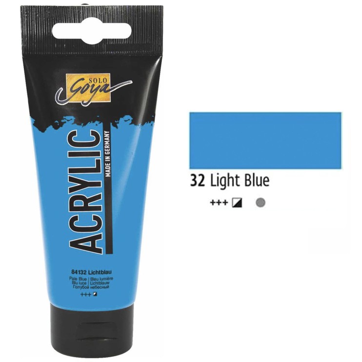 Краска акриловая Solo Goya "Acryl" №32 Голубой палевый, 100мл.