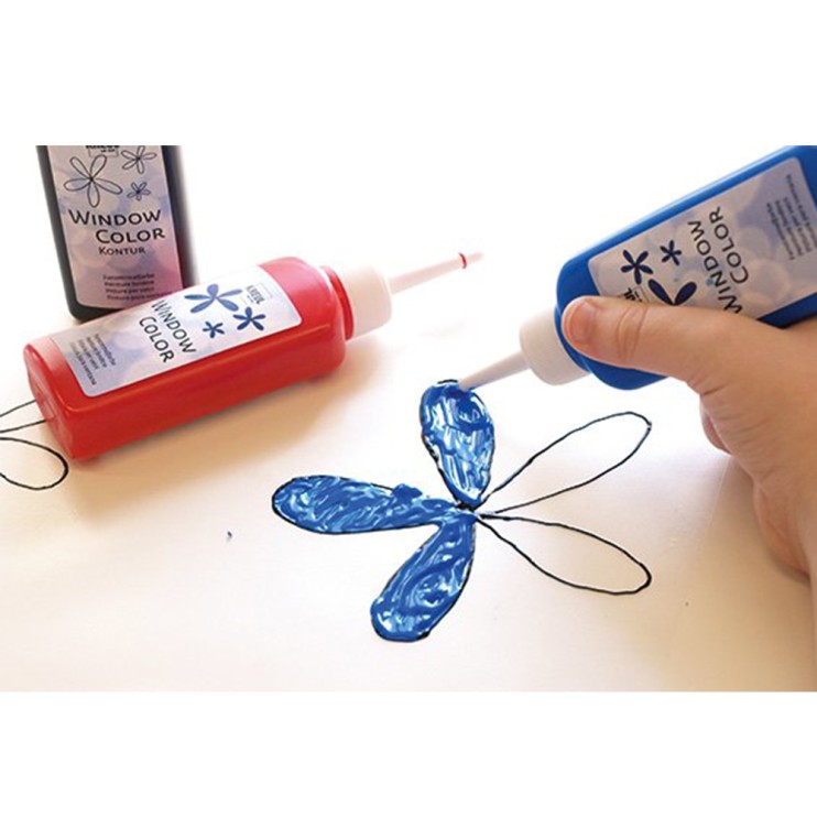 Краска по стеклу трансферная Kreul "Glas Design", 80мл, Зеленый структурный (42739)