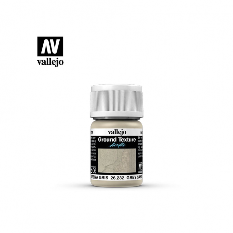 Паста акриловая Vallejo "Ground Texture" 26.232 Grey Sand, 32 мл
