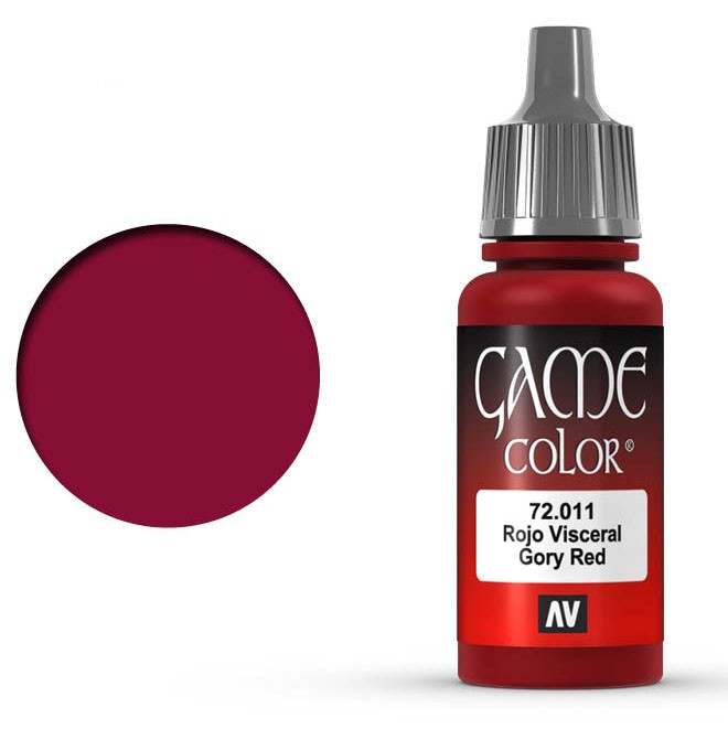 Краска акриловая для моделизма Vallejo "Game Color" 72.011 Gory Red