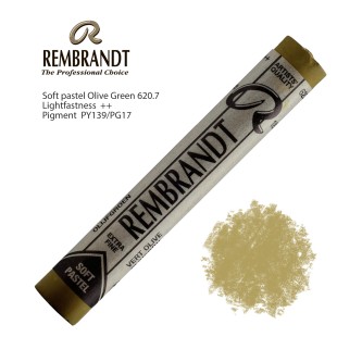 Пастель сухая Rembrandt №620.7 Зеленый оливковый
