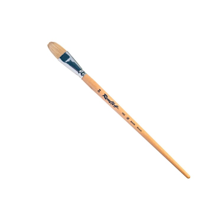 Щетина плоская "1622" №24 длинная лаковая ручка