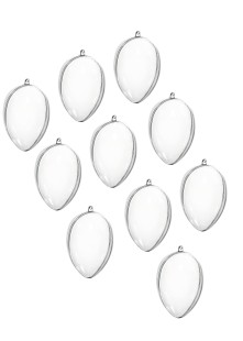 Яйцо пластик 10см (10 штук)