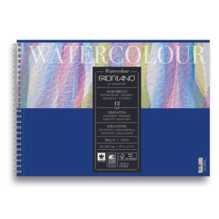 Альбом для акварели Fabriano "Watercolour" 21x29,7см, 12л, 300гр/м² (сold pressed)