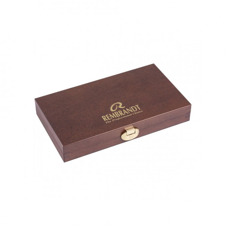 Набор акварельных красок Rembrandt "Professional" 12 туб по 10 мл в деревянном пенале с аксессуарами