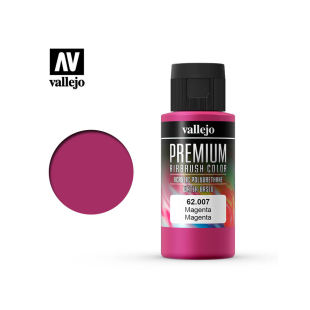 Краска для аэрографии Vallejo "Premium" цвет 62.007 (Magenta), 60 мл
