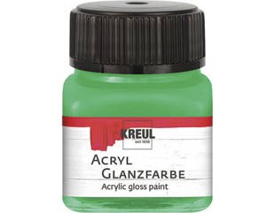 Акрил глянцевый Kreul "Acryl Glanzfarbe" 79208 Green (зеленая), 20 мл