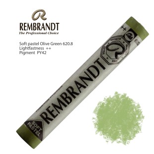 Пастель сухая Rembrandt №620.8 Зеленый оливковый