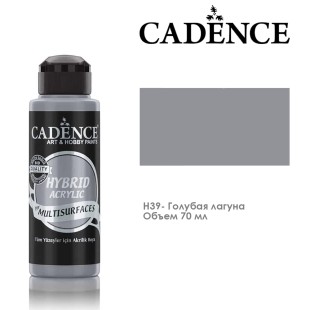Краска акриловая Cadence "Hybrid" 70мл №H39 голубая лагуна