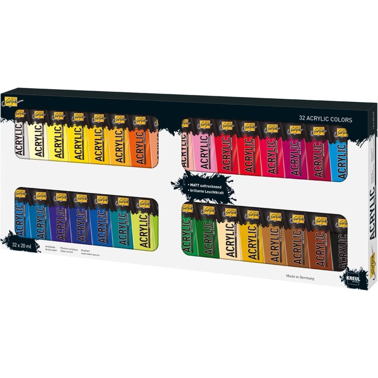 Набор акриловых красок Solo Goya "Acrylic" 32 тубы по 20 мл.