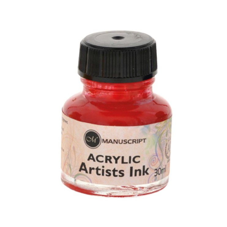 Тушь Manuscript "Acrilic Artist Ink" Маджента /30мл