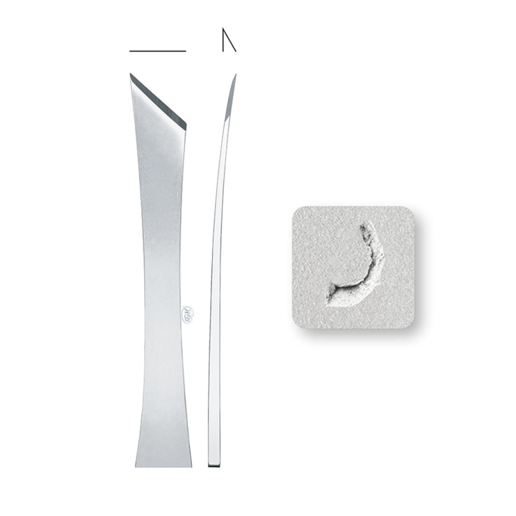 Резец профессиональный по линолеуму RGM "348" в блистере