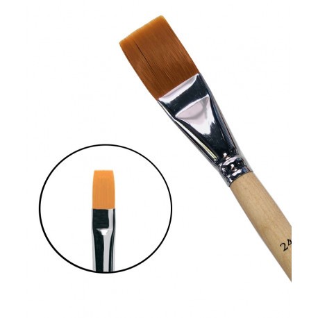 Синтетика плоская мягкая Chernaya Rechka "1222" №24 длинная ручка