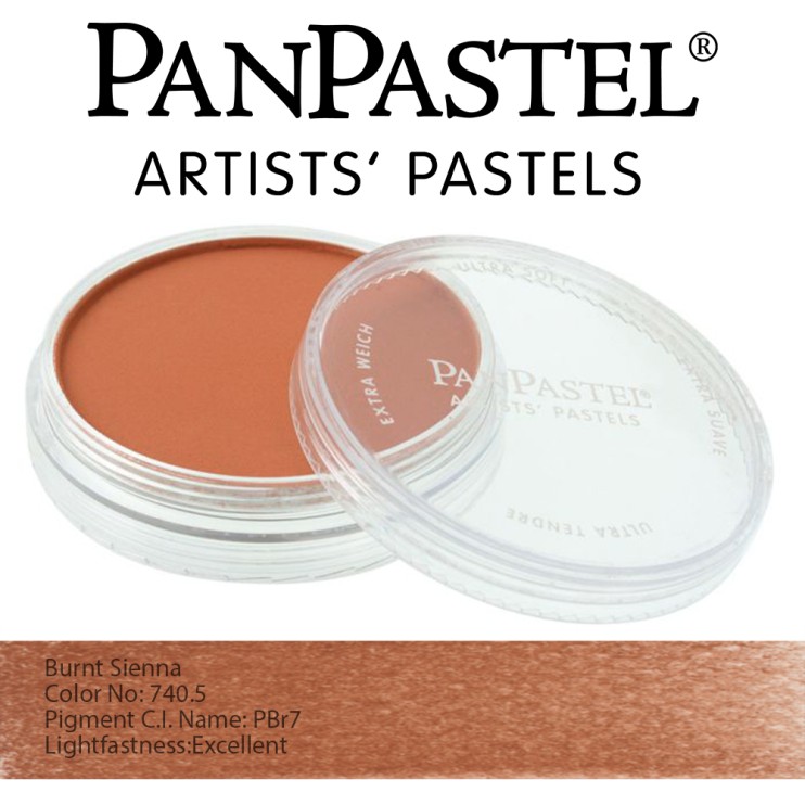 Пастель сухая "PanPastel" 740.5 Burnt Sienna (Сиена жженая) PP27405