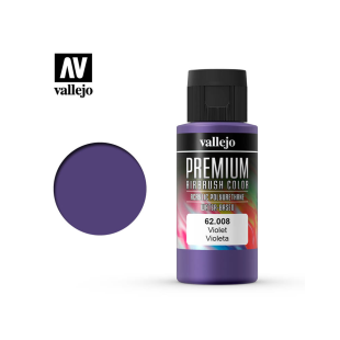 Краска для аэрографии Vallejo "Premium" цвет 62.008 (Violet), 60 мл