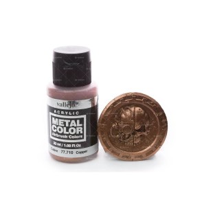 Краска металлик Vallejo "Metal Color" 77.710 Copper, 32мл