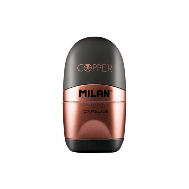 Ластик каучуковый Milan "Copper" с точилкой для карандашей