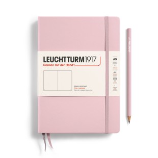 Блокнот без линовки Leuchtturm1917 "Medium" A5, 125л, 80гр/м², твердая обложка, Розовый (361577)