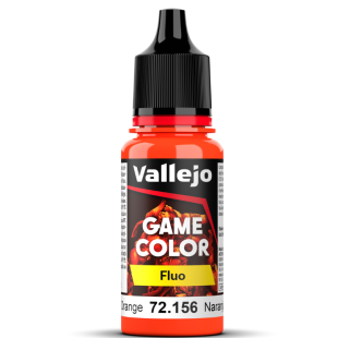 Краска акриловая для моделизма Vallejo "Game Color" 72.156 (Fluorescent Orange), 18мл