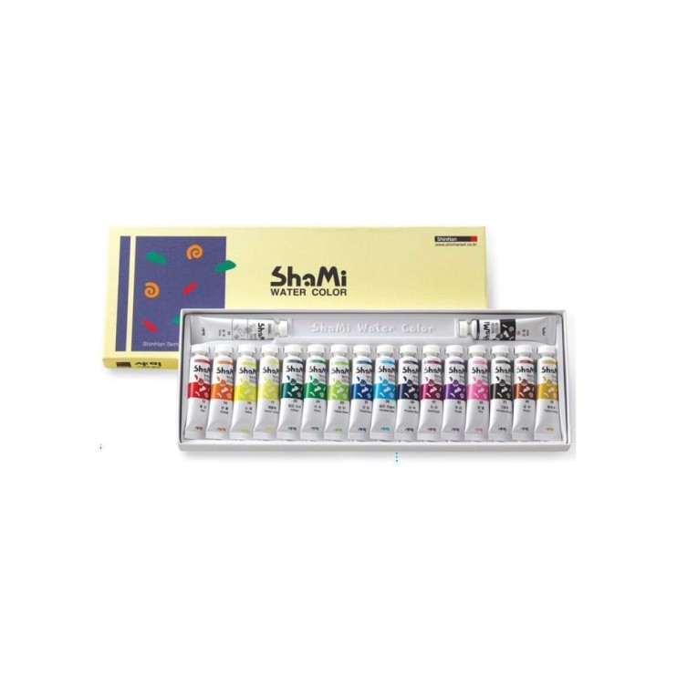 Набор акварели ShinHan "SHAMI WATER COLOR" 18 туб по 10мл