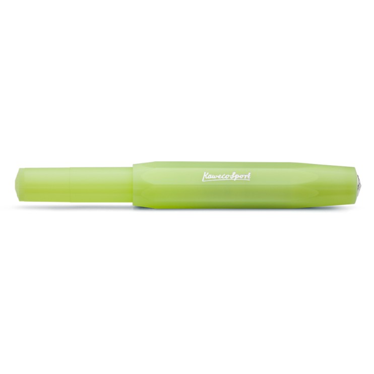 Ручка перьевая Kaweco "Frosted Sport" M (0,9мм), Fine Lime (10001889)