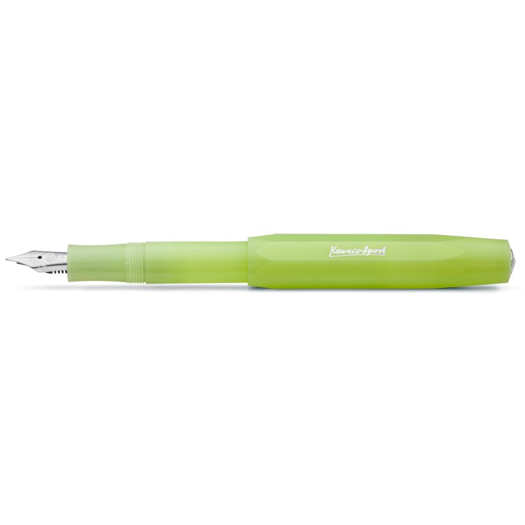 Ручка перьевая Kaweco "Frosted Sport" M (0,9мм), Fine Lime (10001889)