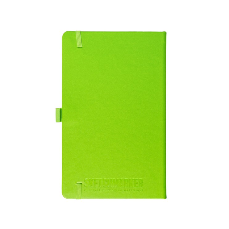 Блокнот для зарисовок Sketchmarker 13x21см, 140г/м2, 80л, твердая обложка Зеленый луг