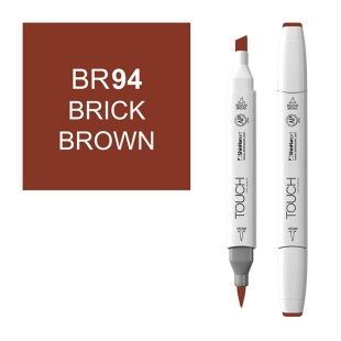 Маркер Touch Twin "Brush" цвет BR94 (коричневый кирпичный)