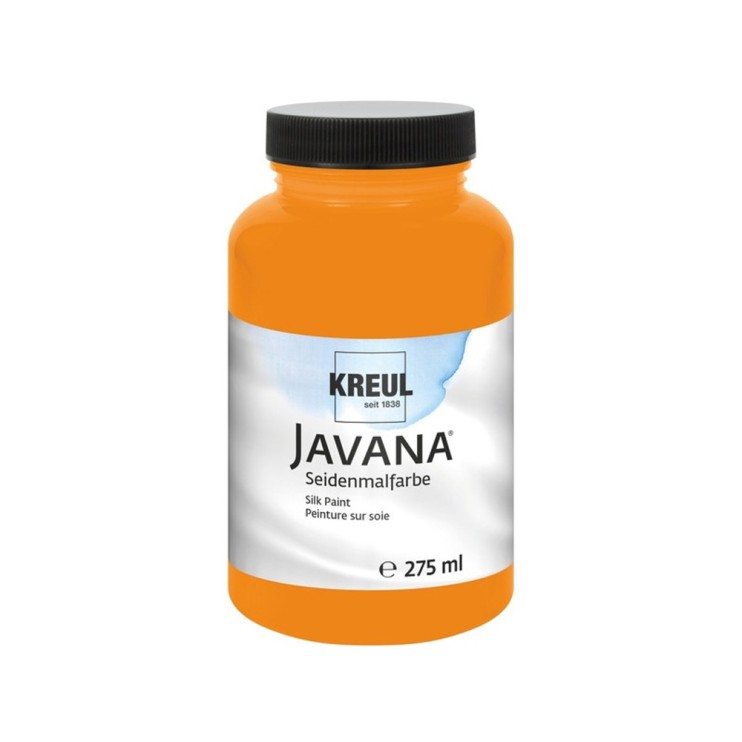 Краска растекающаяся по тканям Kreul "Javana Seidenmalfarben" 275мл, оранжевая (8102-275)