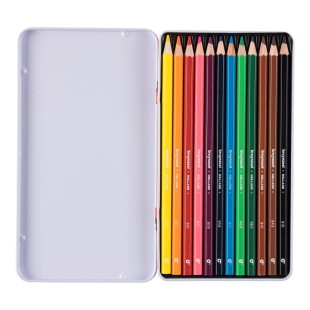 Набор цветных карандашей Bruynzeel "Kids Super Colour" 12 штук в металическом пенале