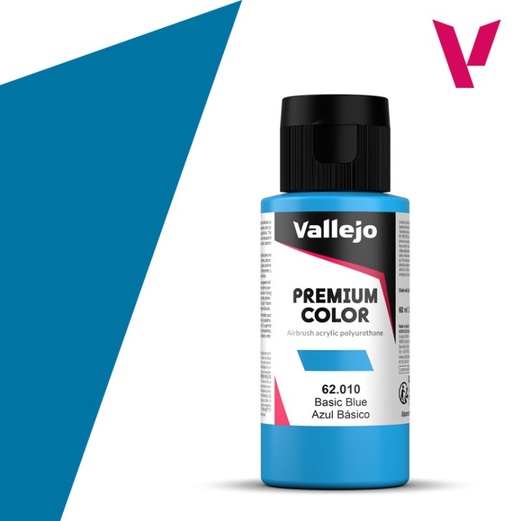 Акрил для аэрографии "Premium" 62.010 (Basic Blue), 60 мл